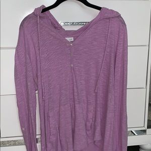 J-Jill Hooded Lilac Long sleeve! size medium
